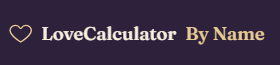 Love Calculator by Name